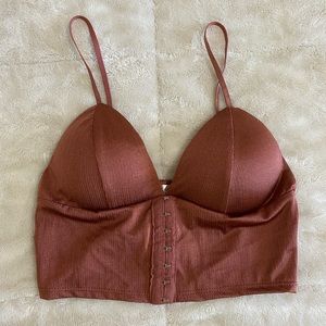 Cropped Bustier Cami